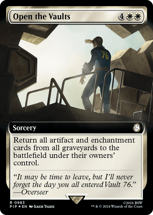 Open the Vaults (PIP-983) - rare: (Extended Art) - Foil