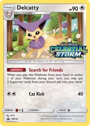 Delcatty (SM132) - SP  - Promo - Holofoil