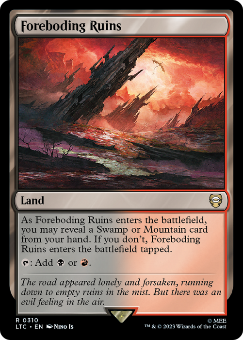 Foreboding Ruins (LTC-310) - rare