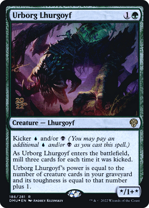 Urborg Lhurgoyf (PRE-186S) - rare - Foil