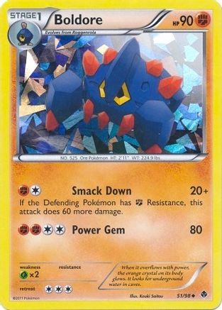 Boldore (051/98) - BE  - Promo - Holofoil