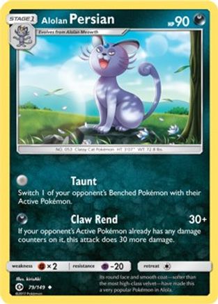 Alolan Persian (079/149) - BE  - Promo - Holofoil