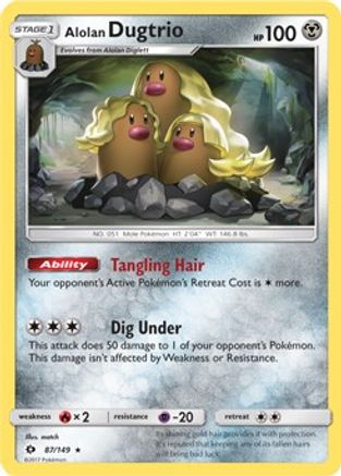 Alolan Dugtrio (087/149) - BE  - Promo - Holofoil