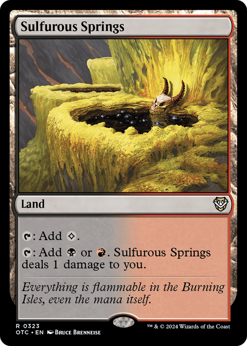 Sulfurous Springs (OTC-323) - rare
