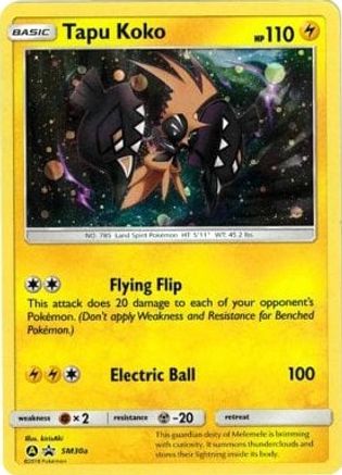 Tapu Koko (SM30a) - AAP  - Promo - Holofoil