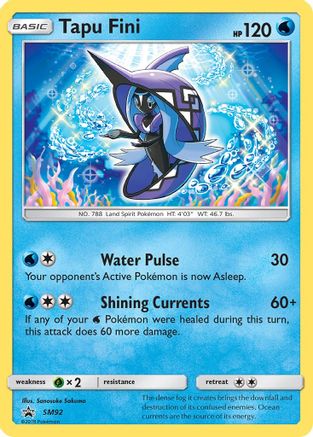 Tapu Fini (SM92) - SP  - Promo - Holofoil