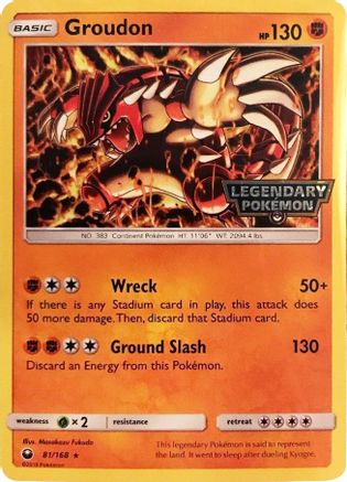 Groudon (081/168) - MCP  - Promo - Holofoil