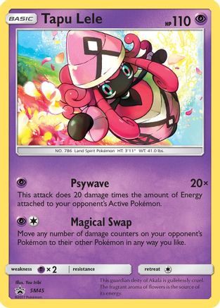 Tapu Lele (SM45) - SP  - Promo - Holofoil