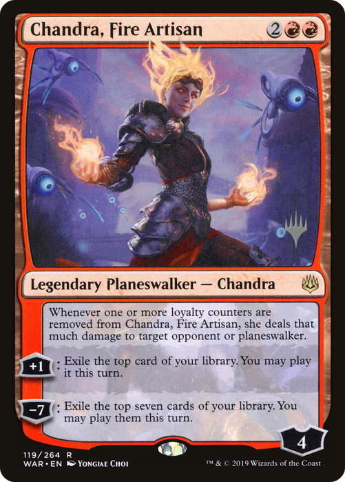 Chandra, Fire Artisan (PPELD-119P) - rare