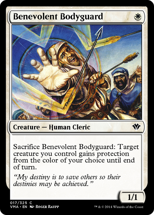 Benevolent Bodyguard (VMA-017) - common