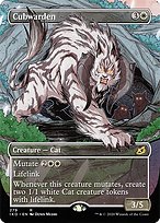 Cubwarden (IKO-279) - rare: (Showcase) (Borderless) - Foil