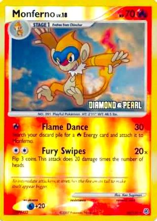 Monferno (056/130) - BKP  - Promo - Reverse Holofoil