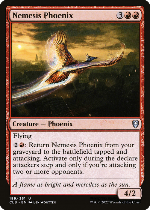 Nemesis Phoenix (CLB-189) - uncommon - Foil