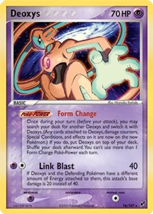 Deoxys (016/107) - DE  - Holo Rare - Holofoil