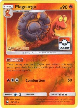 Magcargo (024/168) - LCC  - Promo - Reverse Holofoil