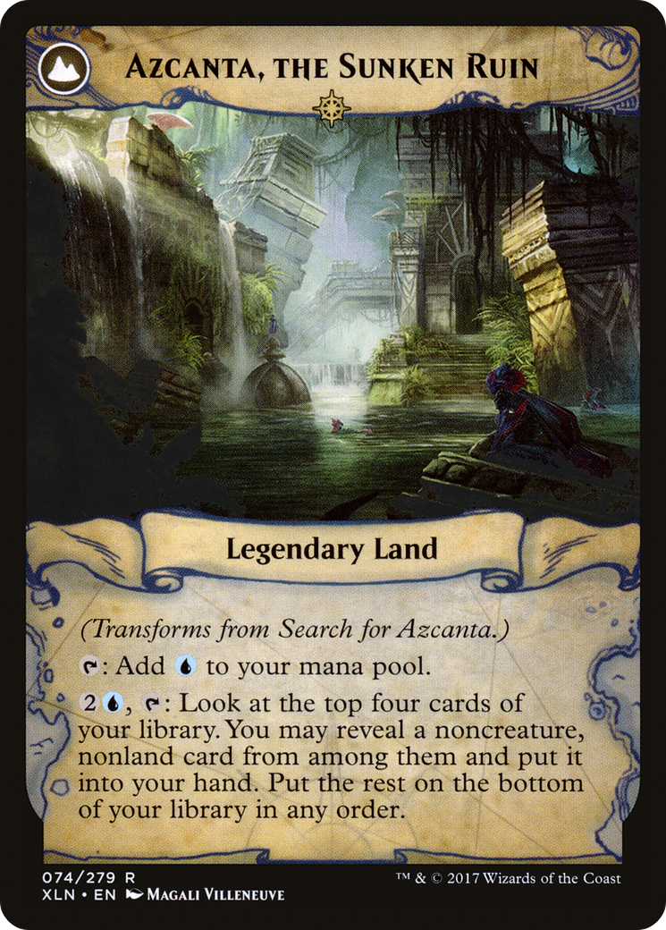 Search for Azcanta // Azcanta, the Sunken Ruin (LIST-XLN-74) - rare: (compasslanddfc)