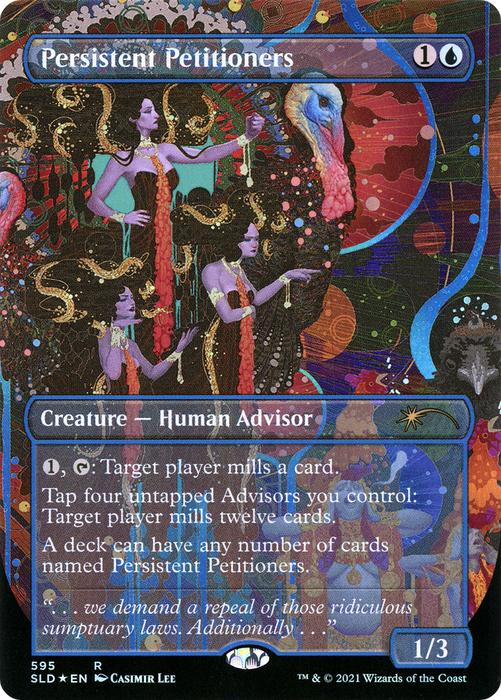 Persistent Petitioners (SLD-595) - rare (Borderless) - Foil
