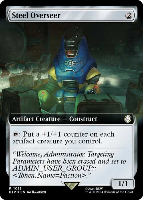 Steel Overseer (PIP-1015) - rare: (Extended Art) - Foil