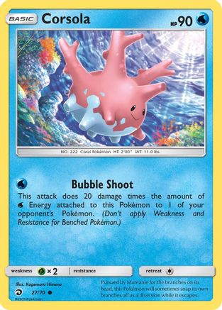 Corsola (027/70) - DM  - Common