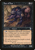 Face of Fear (ODY-134) - uncommon - Foil
