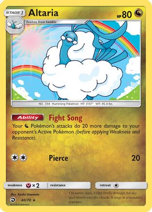 Altaria (040/70) - DM  - Holo Rare - Holofoil