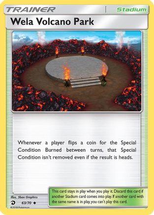 Wela Volcano Park (063/70) - DM  - Uncommon - Reverse Holofoil