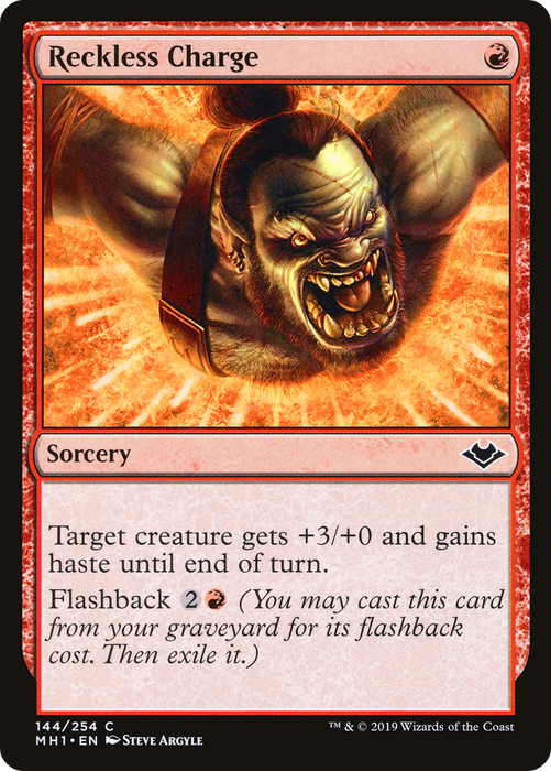 Reckless Charge (MH1-144) - common - Foil