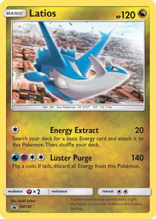 Latios (SM136) - SP  - Promo - Holofoil