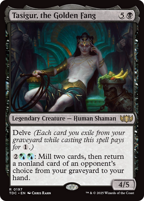 Tasigur, the Golden Fang (TDC-197) - rare