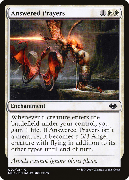 Answered Prayers (MH1-002) - common - Foil