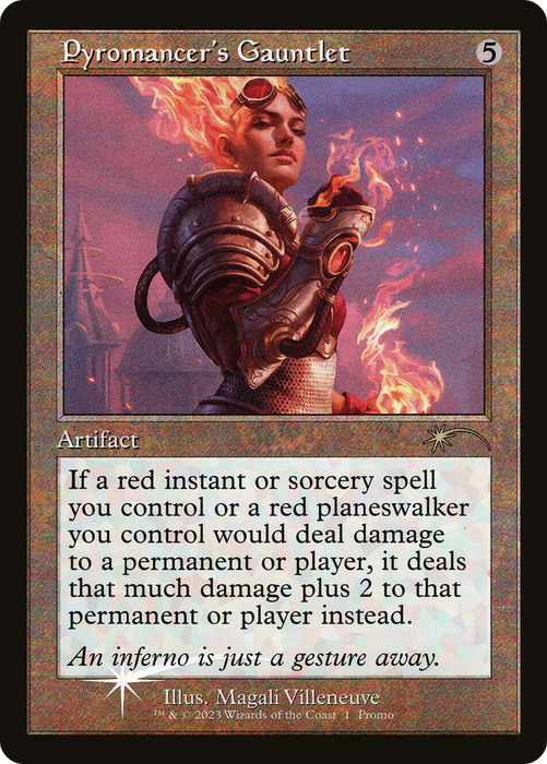 Pyromancer's Gauntlet (MEDIA-2023-6) - rare - Foil