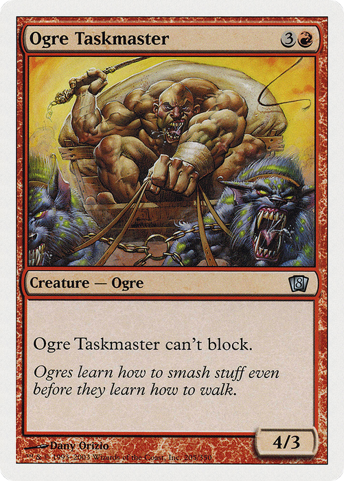 Ogre Taskmaster (8ED-205) - uncommon