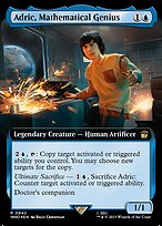 Adric, Mathematical Genius (WHO-942) - rare: (Extended Art) - Foil