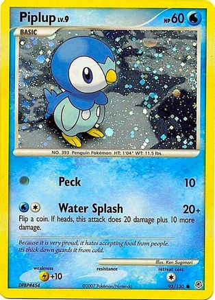 Piplup (093/130) - MCP  - Promo - Holofoil