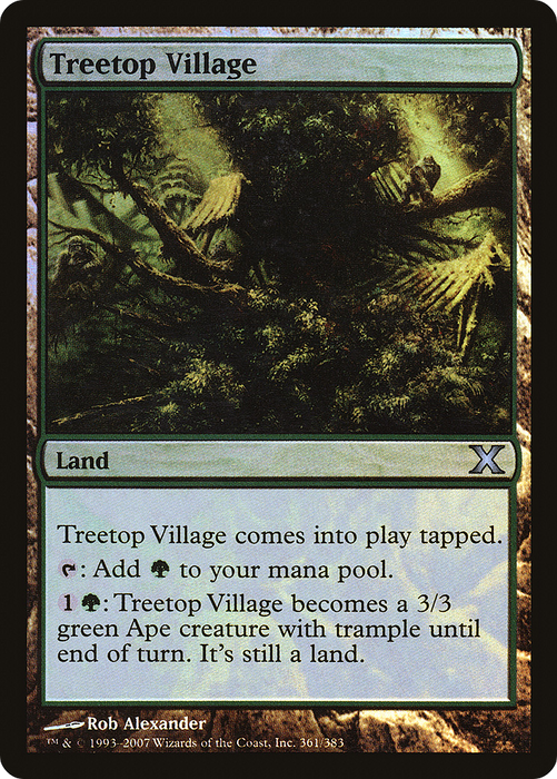 Treetop Village (10E-361★) - uncommon - Foil