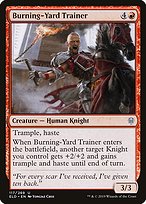 Burning-Yard Trainer (ELD-117) - uncommon