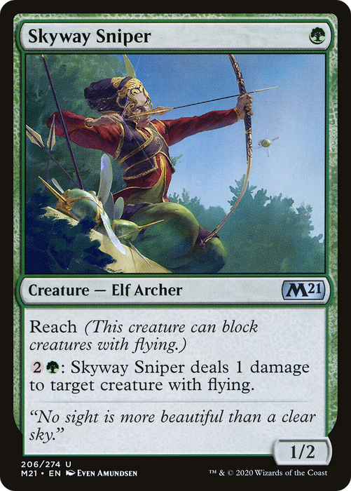 Skyway Sniper (M21-206) - uncommon - Foil