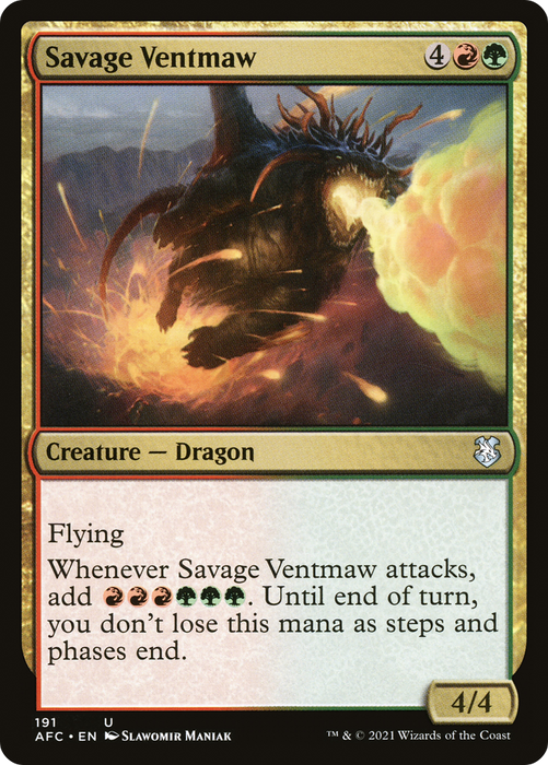 Savage Ventmaw (AFC-191) - uncommon