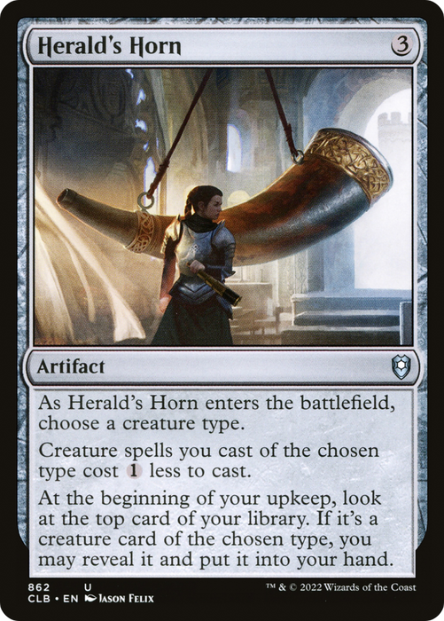 Herald's Horn (CLB-862) - uncommon