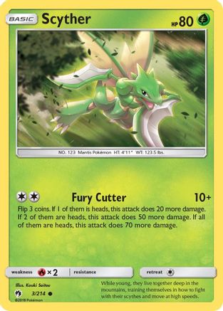 Scyther (003/214) - SLT  - Common - Reverse Holofoil