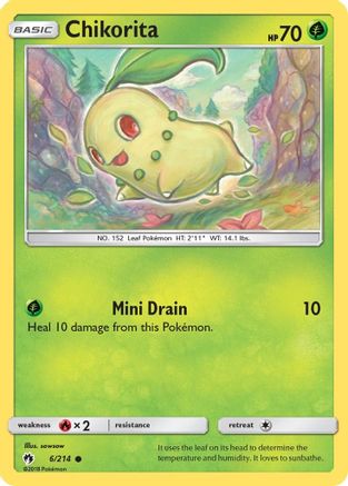 Chikorita (6) (006/214) - SLT  - Common - Reverse Holofoil