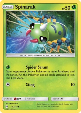 Spinarak (009) - SLT  - Common