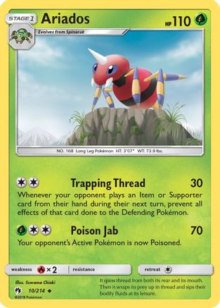 Ariados (010) - SLT  - Uncommon - Reverse Holofoil