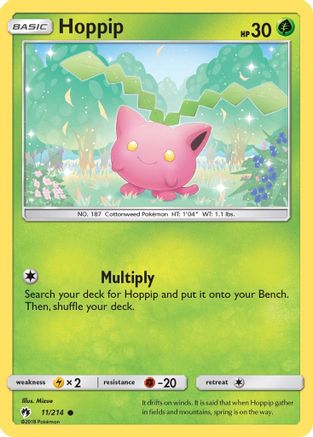 Hoppip (11) (011/214) - SLT  - Common - Reverse Holofoil