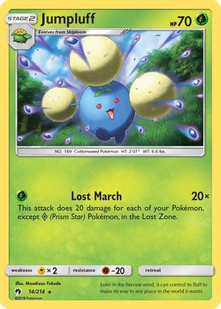 Jumpluff (014/214) - SLT  - Holo Rare - Holofoil