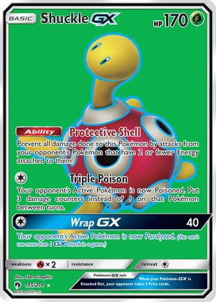 Shuckle GX (Full Art) (195) - SLT  - Ultra Rare - Holofoil
