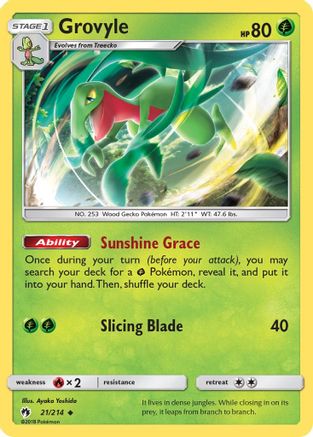 Grovyle (021/214) - SLT  - Uncommon