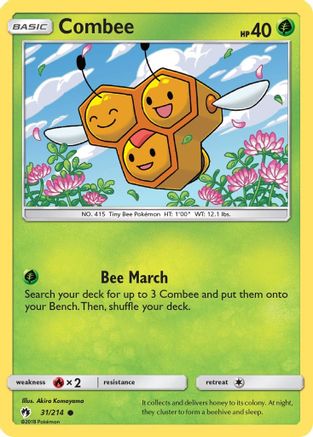 Combee (031/214) - SLT  - Common - Reverse Holofoil