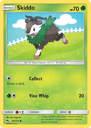 Skiddo (035/214) - SLT  - Common - Reverse Holofoil