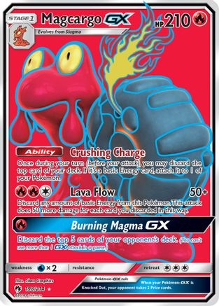 Magcargo GX (Full Art) (198) - SLT  - Ultra Rare - Holofoil